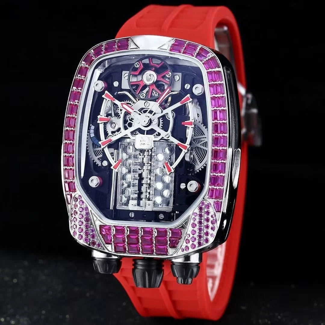 Jacob and Co Diamond Bugatti tourbillon reloj hombre 4730