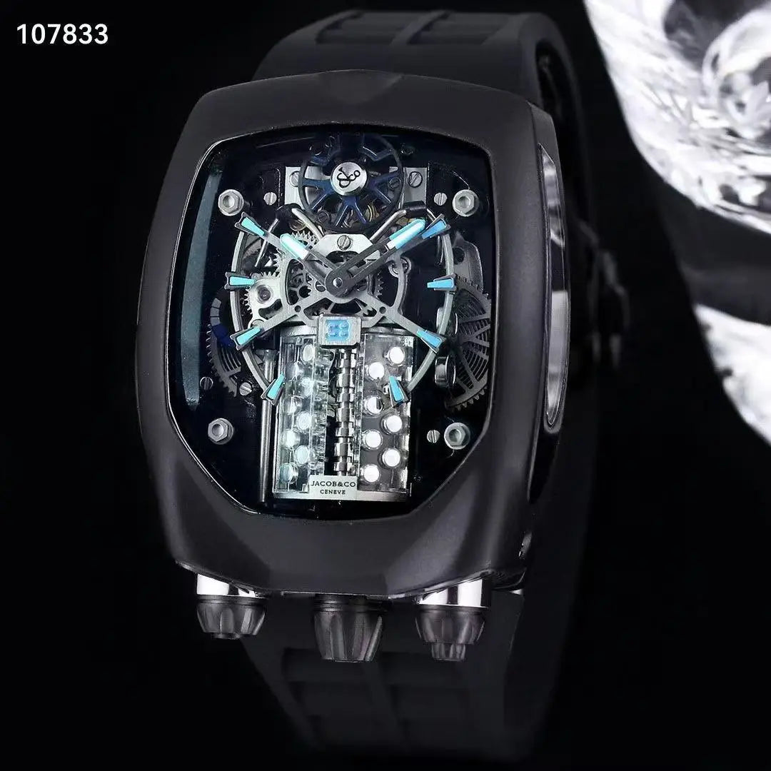 Jacob and Co Diamond Bugatti tourbillon reloj hombre 4729