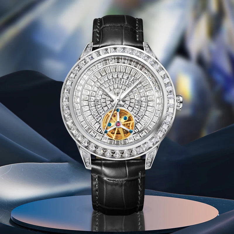 Diamond face reloj hombre 2062
