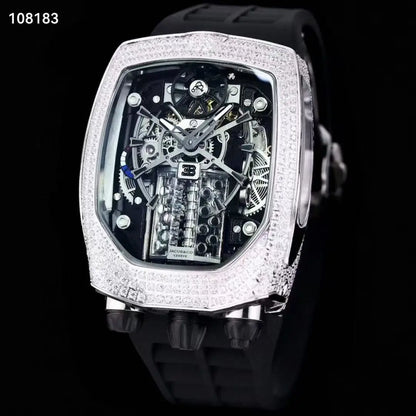 Jacob and Co Diamond Bugatti tourbillon reloj hombre 4729