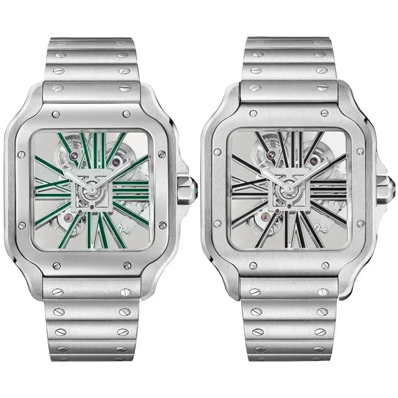 Stainless steel Santos reloj hombre 2859