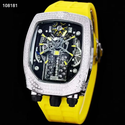Jacob and Co Diamond Bugatti tourbillon reloj hombre 4729