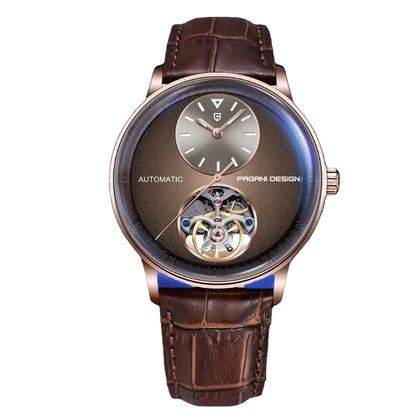 Stainless steel tourbillon reloj hombre 9503