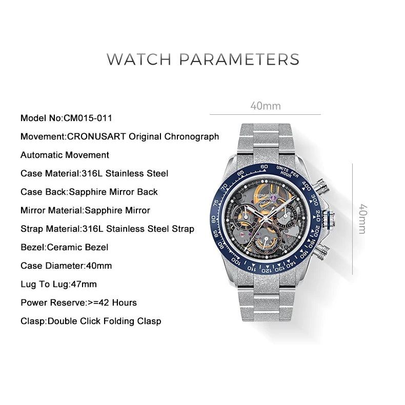 CRONUSART CM015-011 reloj hombre 9102