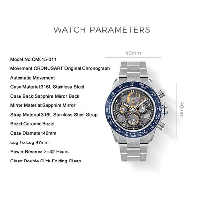 CRONUSART CM015-011 reloj hombre 9102