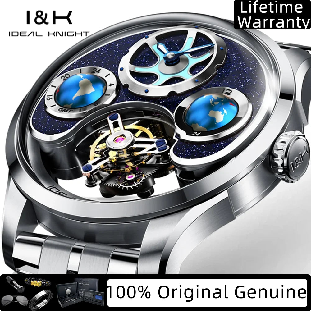 IDEAL KNIGHT Blue Earth series reloj hombre 8209