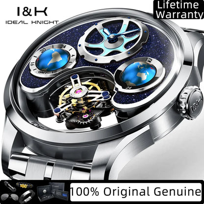 IDEAL KNIGHT Blue Earth series reloj hombre 8209