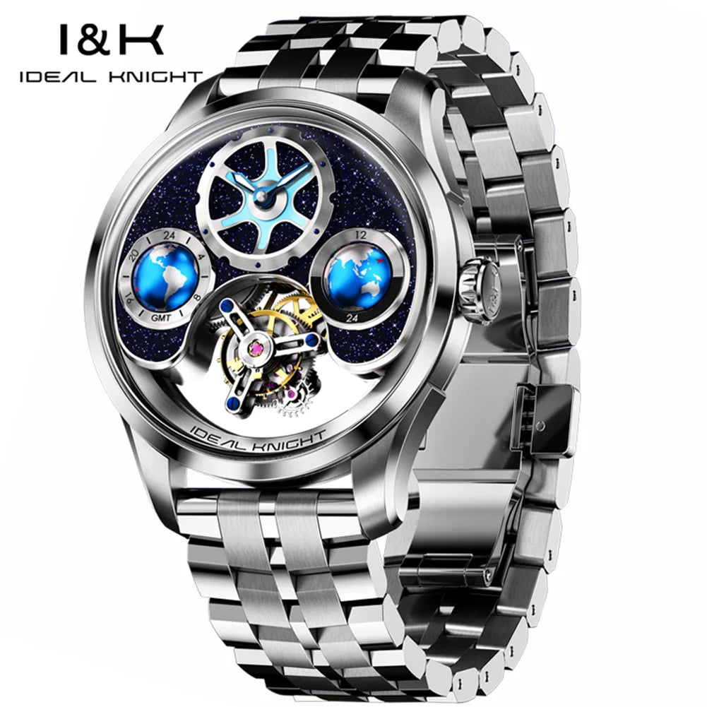 IDEAL KNIGHT Blue Earth series reloj hombre 8209