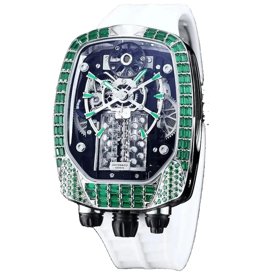 Jacob and Co Diamond Bugatti tourbillon reloj hombre 4730