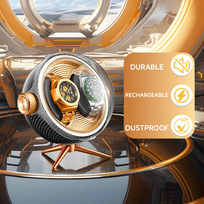 Sleek Watch Rotary Display