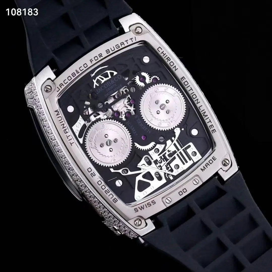 Jacob and Co Diamond Bugatti tourbillon reloj hombre 4729