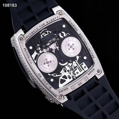 Jacob and Co Diamond Bugatti tourbillon reloj hombre 4729
