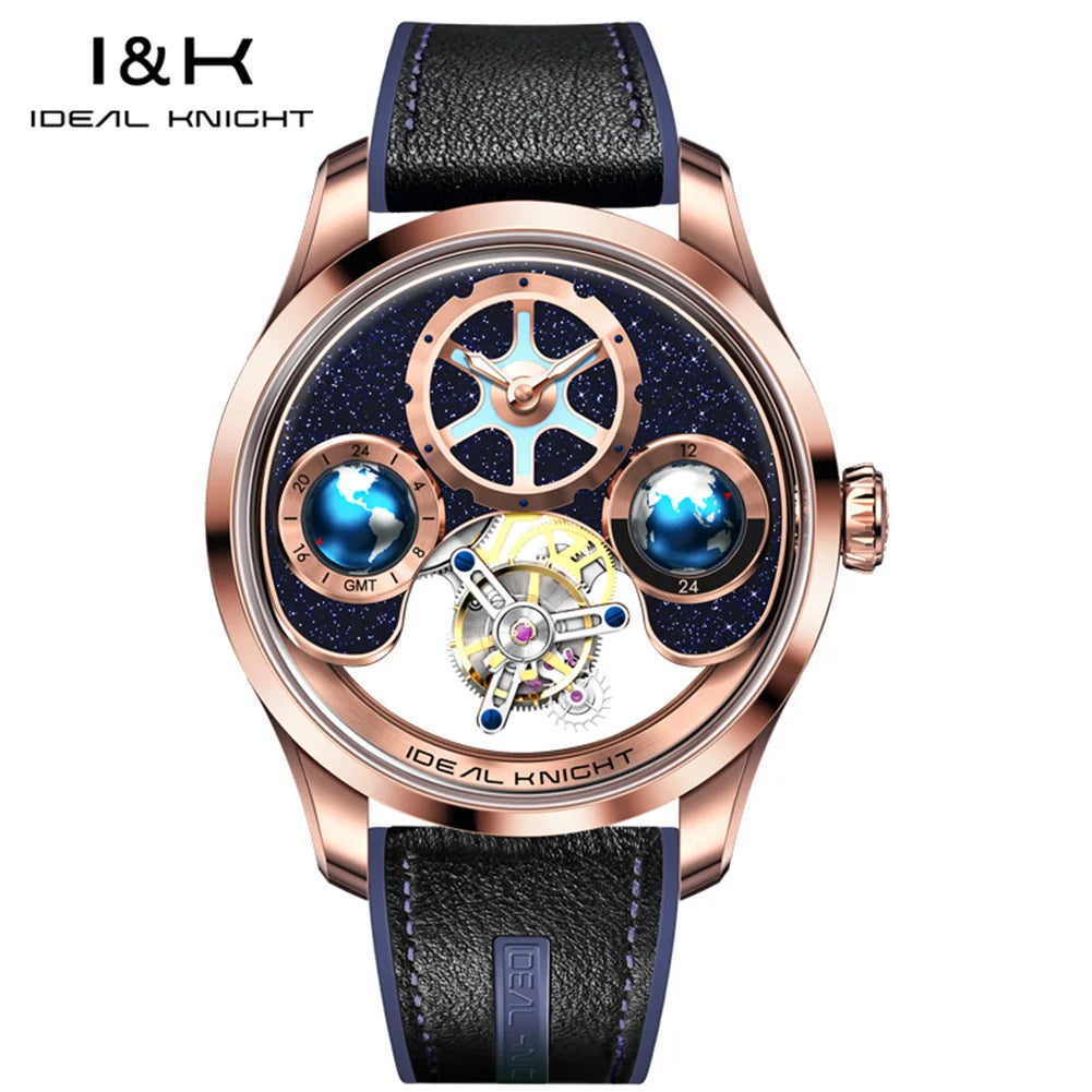 IDEAL KNIGHT Blue Earth series reloj hombre 8209