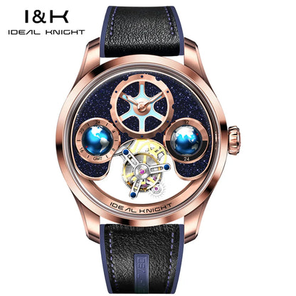 IDEAL KNIGHT Blue Earth series reloj hombre 8209