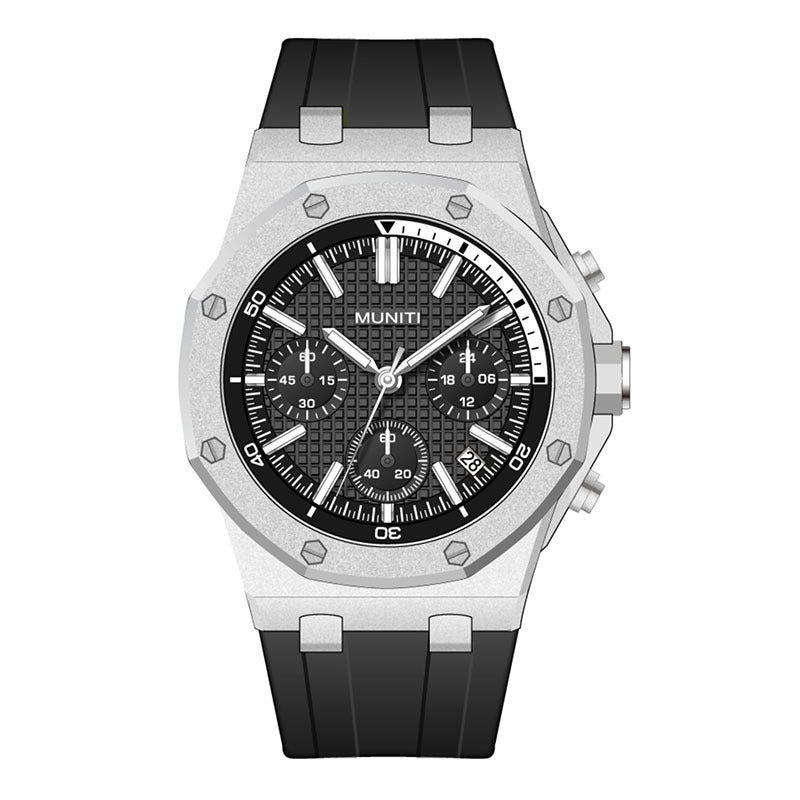 Stainless steel sport reloj hombre 3829
