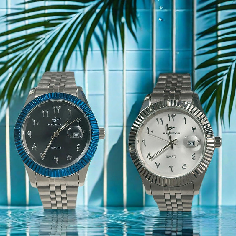 Stainless steel Arabic dial datejust reloj hombre 2963