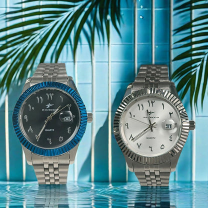 Stainless steel Arabic dial datejust reloj hombre 2963