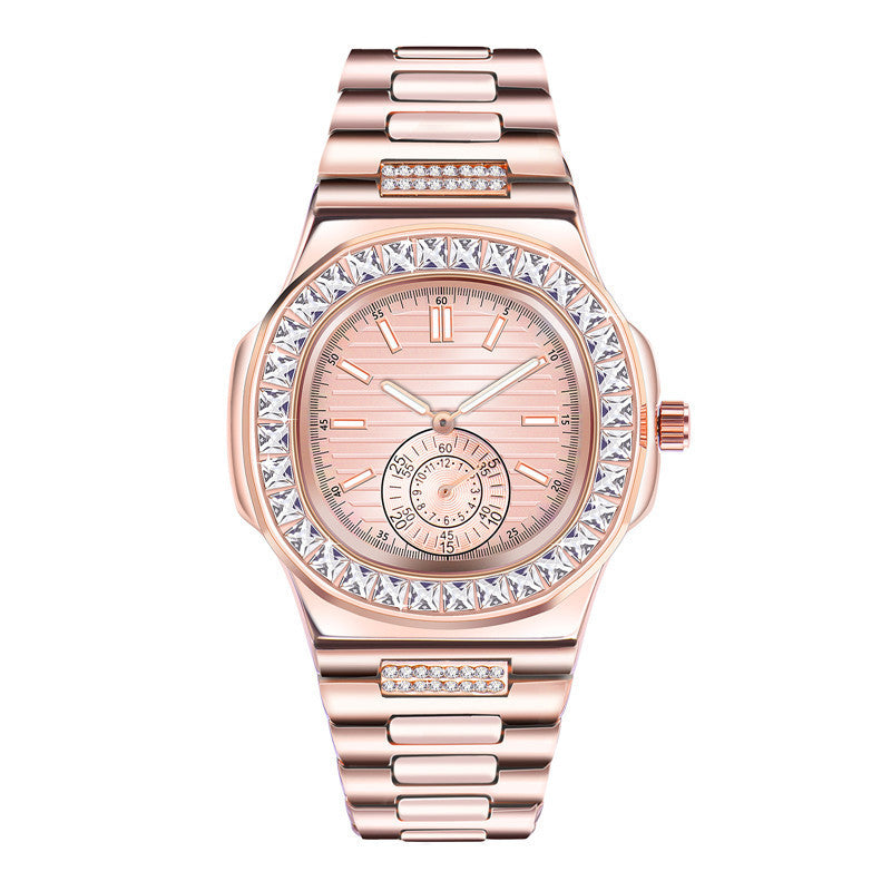 Fashion casual stainless steel reloj hombre 5984