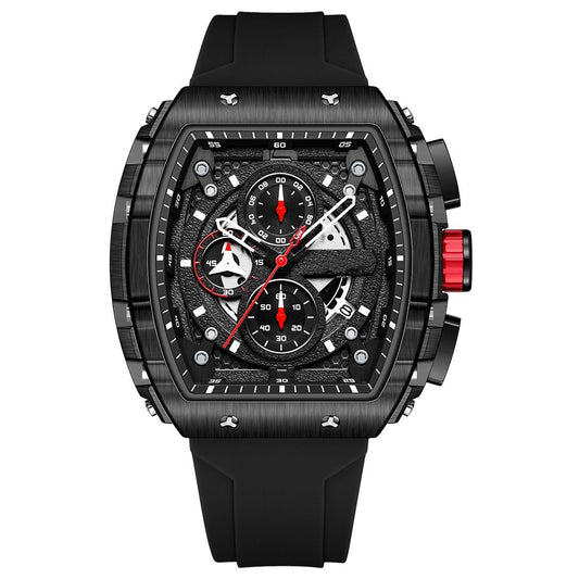 Stainless steel case sports reloj hombre 4027