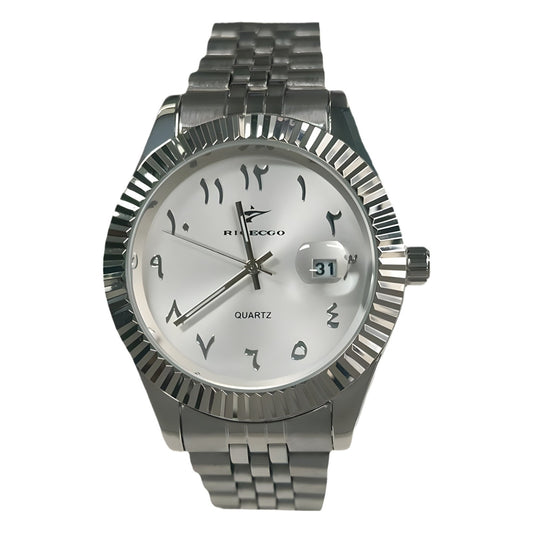 Stainless steel Arabic dial datejust reloj hombre 2963