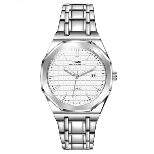 Stainless steel casual reloj hombre 3893
